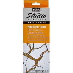 Le Modeling Paste Effet Craquelé - Pébéo