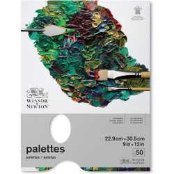 Bloc Papier Palettes Pelables 50F - winsor & newton