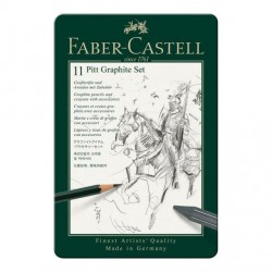 Boîte de 11 Pitt Graphite - Faber Castell