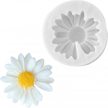 Moule Bougie Fleur Moule Silicone Bougie Moule En Silicone Fleur De Marguerite-Moule Diy Bougie