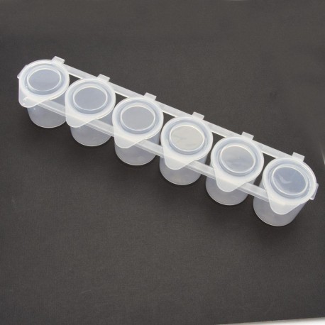Serie de 6 Flacons Plastiques 5 ml