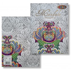 Carnet de 40 Pages de coloriage — Mandalas & motifs A4 - Kalino