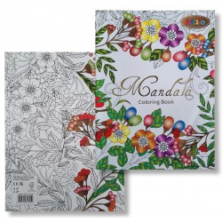Carnet de 40 Pages de coloriage — Mandalas & motifs A4 - Kalino
