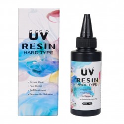 Résine UV Cristal Transparent 50 ml Colle Séchage Rapide Pour Décorations Artisanales
