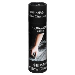 Boîte de 20 Fusains Tendres Noir 2-4 mm - Superior