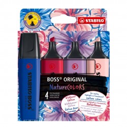 Set de 10 Surligneurs Boss Original Nature COLORS Wildflower  - Stabilo