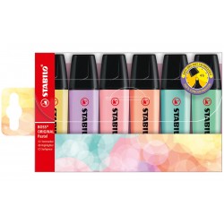 Set de 6 Surligneurs Boss Original Pastel - Stabilo