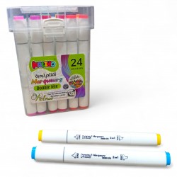 Box de 24 Marqueurs Alcool double pointe  Art Markers - Kalino