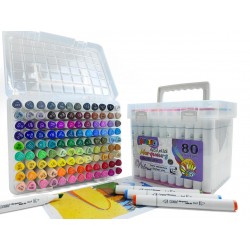 Box de 36 Marqueurs Alcool double pointe Superior Art Markers - Touch