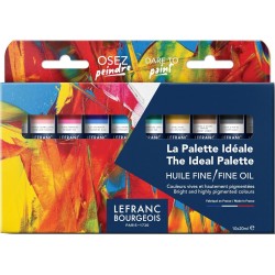 Set de 10 Tube Huile fine 20 ml "La Palette Idéale" - Lefranc & Bourgeois