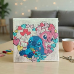 Tableau Diamond Painting 20x20 cm – Kit DIY Complet