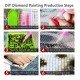 Tableau Diamond Painting 20x20 cm – Kit DIY Complet