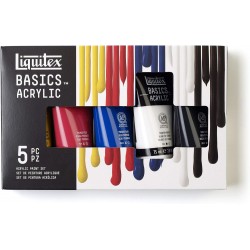 Set Acrylique Basics 5 x 118ml - Liquitex