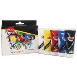 Coffret Acrylique 5 x 75 ML - Majed