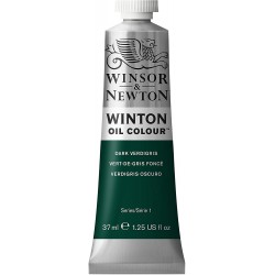 Peinture à l'huile Wintor 37ml Phtalo vert foncé 048 - Winsor & Newton