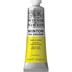 Peinture à l'huile Wintor 37ml Teinte jaune citron 346 - Winsor & Newton