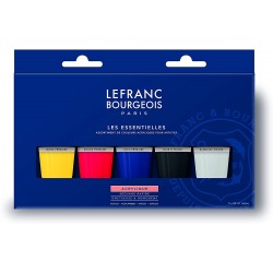 Coffret  Acrylique Fine Les Essentielles 5X80m - Lefranc Bourgeois