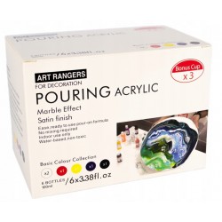 Set de 6 Acrylique POURING Basic Colour Collection 6x100 ml -  Art Ranger