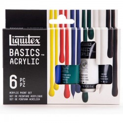 Set de 6 Acrylique Basics 22 ml - Liquitex