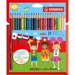 Étui de 24 Crayons de couleurs - Stabilo