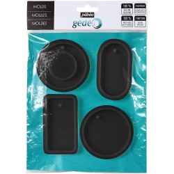 Sachet 4 moules géométriques , Coloris Assortis - Pébéo