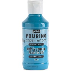 Pouring Experiences Bleu Cyan 118 ml - Pébéo