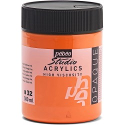 Studio Acrylique Pébéo - 500ml - Jaune Cadmium Citron Imitation 22