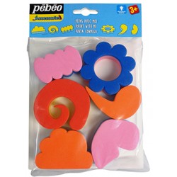 Set de 6 Tampons Double Mousse - Pébéo