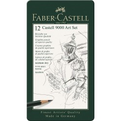 boîte de 12 Crayon graphite Castell 9000 - Faber Castell